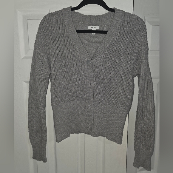 Nine West Sweaters - NINE WEST | Women's Knit Cardigan | Charcoal